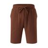 Men's Cotton Linen Summer Shorts - Drawstring Waist, Straight Leg, Breathable, Comfortable for Daily Wear or Beach Use