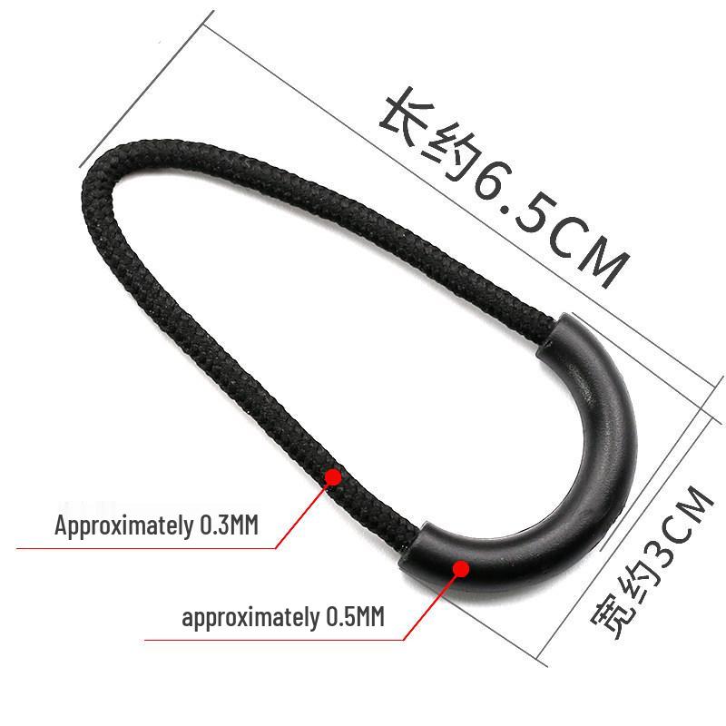 Detachable Zipper Pulls: Tail Ropes, Drawstrings, Buckle Pendants for Clothing & Backpacks