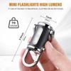 Leistungsstarke COB LED Taschenlampe Schlüsselanhänger USB Wiederaufladbar Hängend Tragbare Taschenlampe Wasserdicht Schlüsselanhänger Camping Wandern Taschenlampe