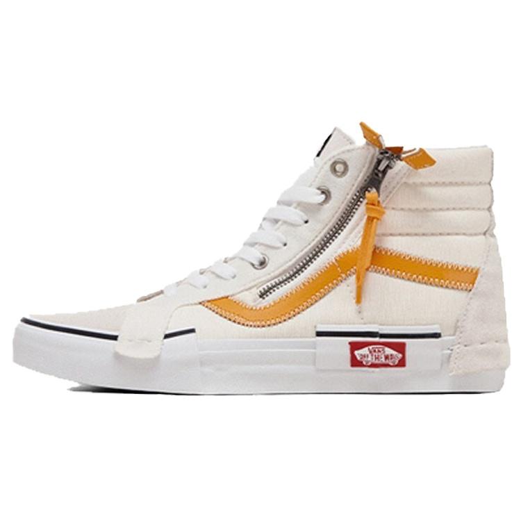 Vans SK8-HI Shoes White/Yellow Men s VN0A3WM1ZGD EU 35