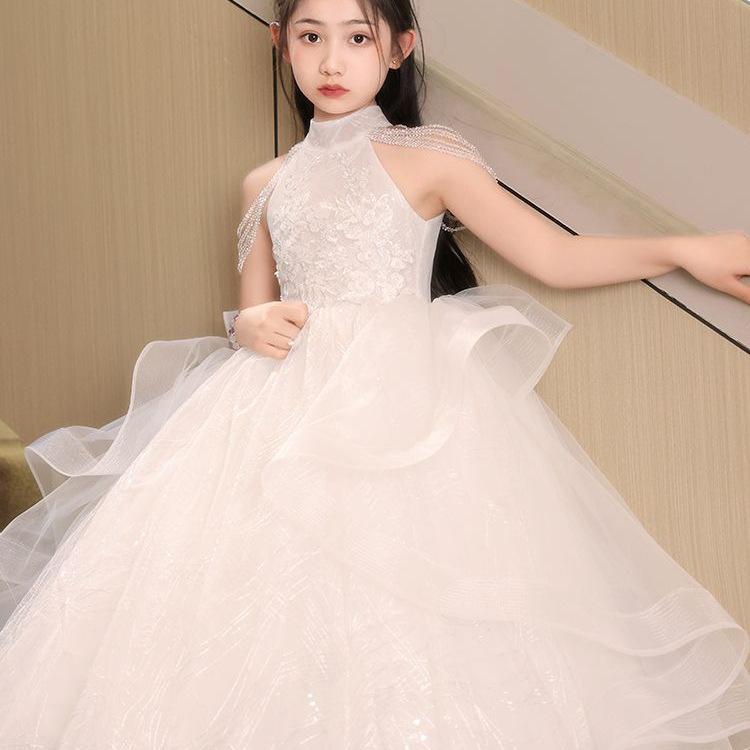 Girls' Princess Dress: Elegant Flower Girl and Birthday Gown for Special Occasions
