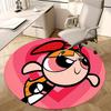 Powerpuff Girls,Blossom Chair mat Round Rug Office carpet,Non slip, Suitable for Living Rooms, Bedrooms Decor1205057a