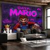 Super Mario Wall Tapestry Aesthetic Wall Hanging Printed Fabric Blanket Decorative Tapestries For Bedroom Living Room Home Decor