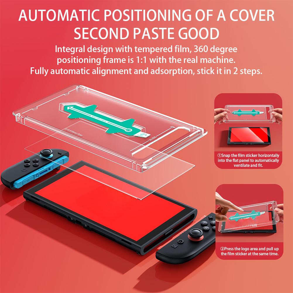 For Nintendo for Switch 2 Tempered Glass Film Anti-Scratch Screen Tempered Film Anti-Fingerprints Tempered Glass Protective Film