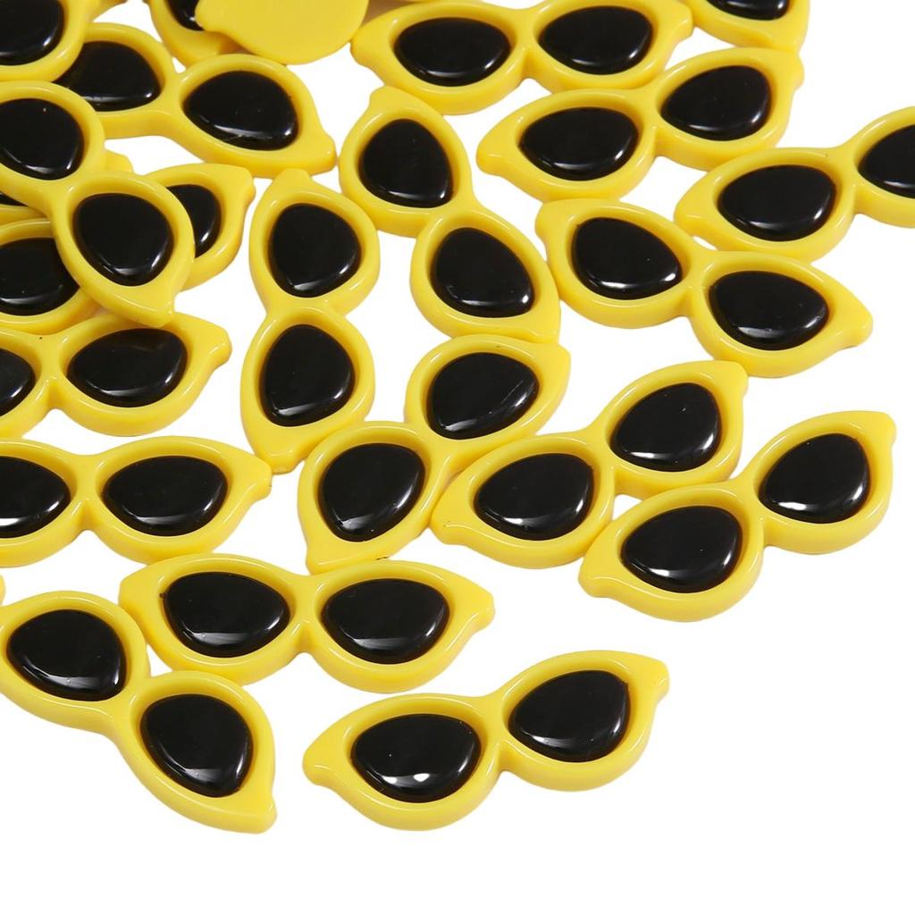 10 Buc. Acrilic Drăguț Cool Circular Ochelari Accesorii DIY