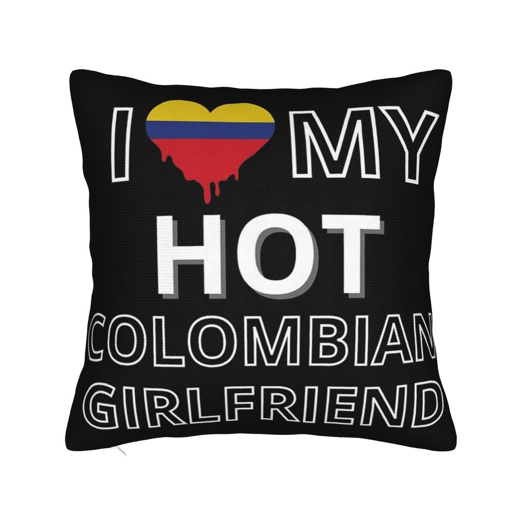 Colombia Flag Pillow Covers Product Printing Cushion Cover Decor Throw Pillow Case Cover Home Multiple Sizes