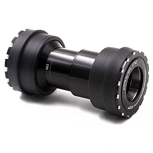 Driveline Bicycle Lightweight Bottom Bracket Set for Road Bikes, Shimano BB30 68mm, BB30 To 24 (BB4224)