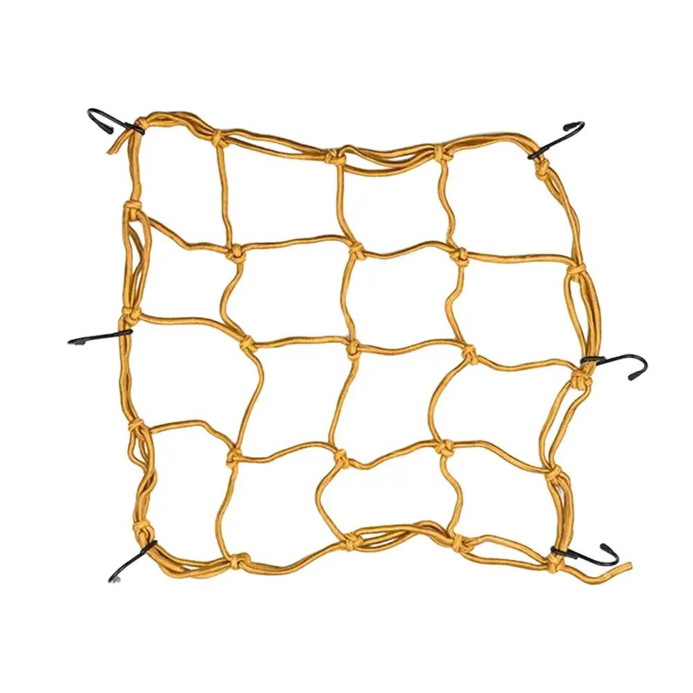 

Adjustable Motorcycle Elastic Luggage Net With Hooks: 30x30cm Sizes For Cargo/Helmet Fixing Mesh – Also Fits Bike Fuel Tank H1Y1