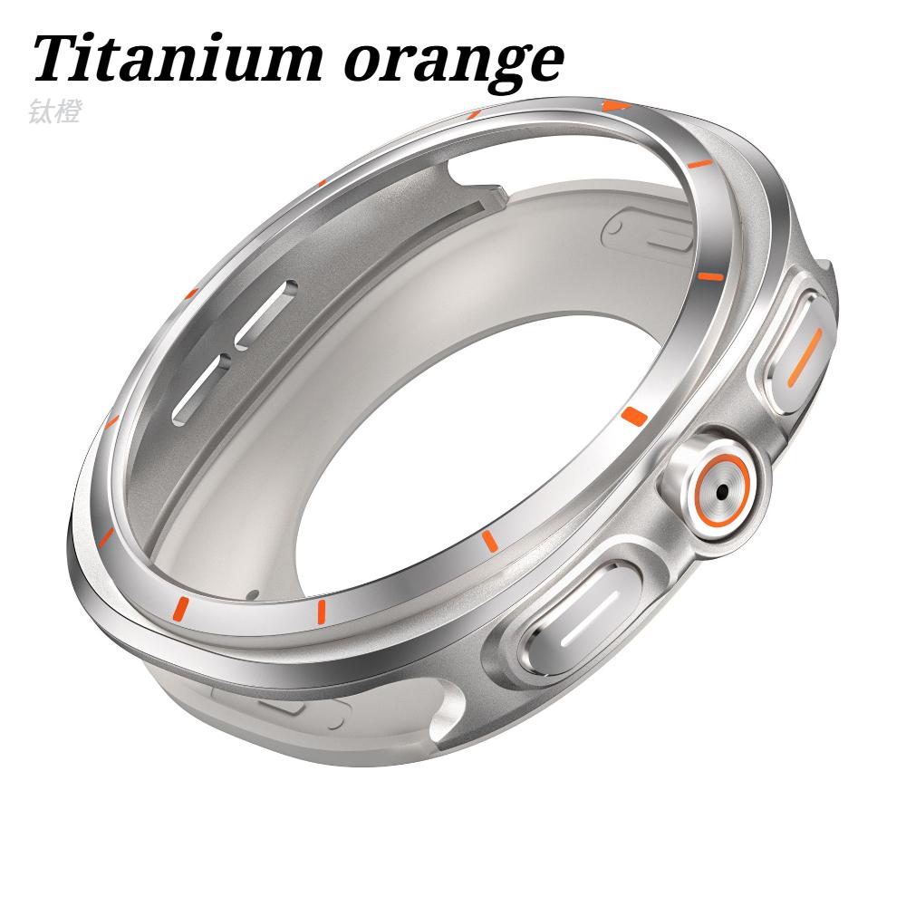 Schutzhülle aus Aluminiumlegierung für Samsung Galaxy Watch 8, Metallgehäuse, Zubehör, Hartrahmen, Metall-Schutzstoßstange für Samsung Galaxy Watch 8 (44 mm, 40 mm)