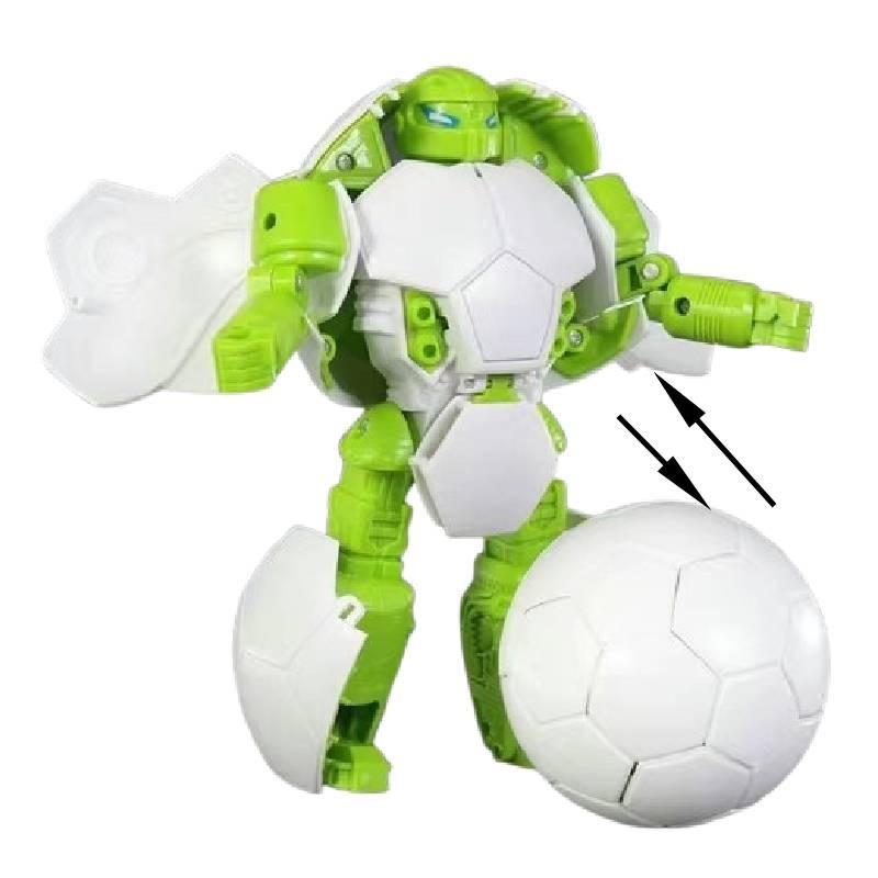 Трансформирующийся баскетбольный робот, фигурка, креативная развивающая игрушка для детей белый