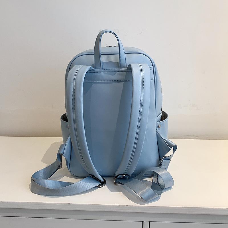 High School Girls Schoolbag Hansen Series Vintage Sense Simple and Versatile Campus Backpack Business Trip Female College Student Backpack