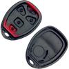 Key Fob Shell Replacement for Chevy Suburban Tahoe Traverse/GMC Acadia Yukon/Cadillac Escalade SRX/Buick Enclave/Saturn Outlook 5 Button Car Keyless