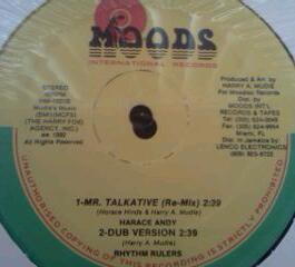 

12inch Record HORACE ANDY - Mr. Talkative HM1031 Moods Internati 1992 US Reggae, Ska & Dub Used