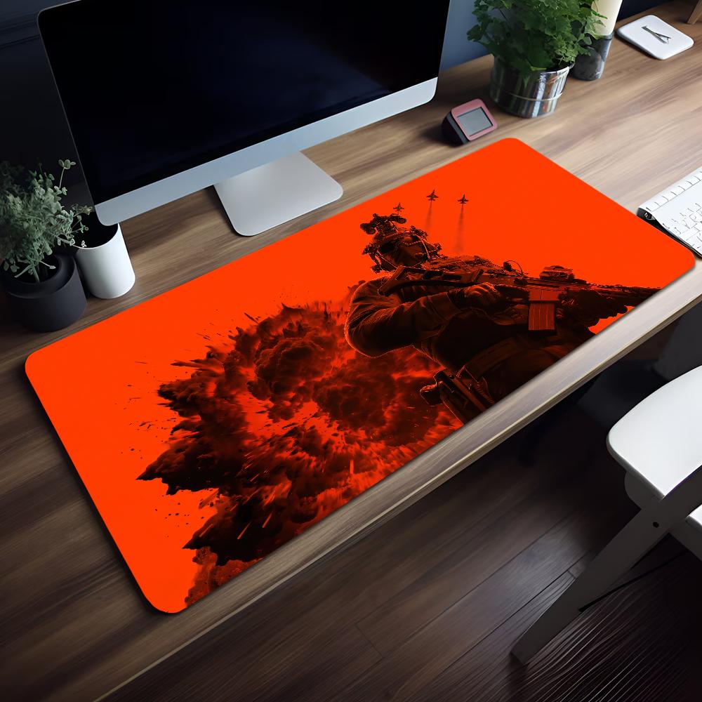 Tappetino Mouse Tattico Soldato B-Battlefield 6 Antiscivolo Spesso Grande Bordo Cucito per Scrittura Ufficio Studente Gaming Cuscino MousePad