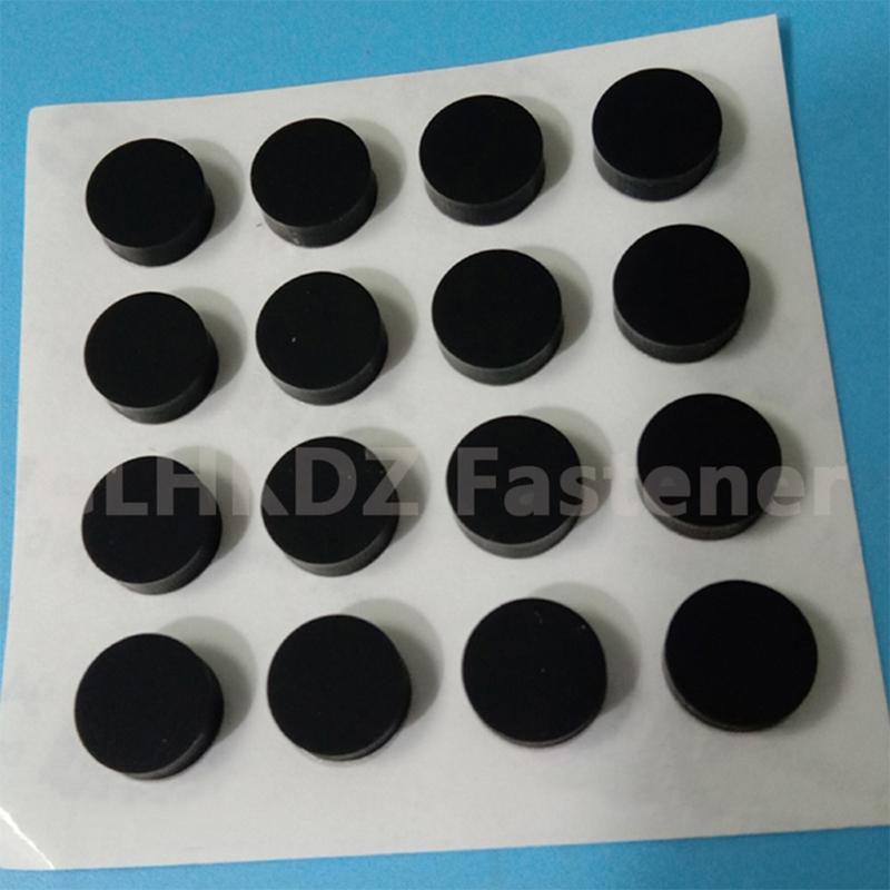 Ø 4.5mm - 17mm Round Self Adhesive Backing Silicone Rubber Furniture Pads Cabinet Feet Leg Cushion Spacer Non-slip Floor Protect