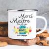 Mulțumesc Stăpână Cană emailată Idee de cadou pentru iubitorii de cafea Cadouri originale pentru profesori Cadou de sfârșit de an școlar Surpriză pentru profesor
