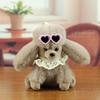 Plush Poodle Dog Keychain With Pp Cotton Filling For Bag Decor And Gift For All Ages