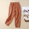 Ladies' Trousers Harun Trousers Female Spring and Autumn Mother High Waist Draping Nine Thin Straight Casual Trousers