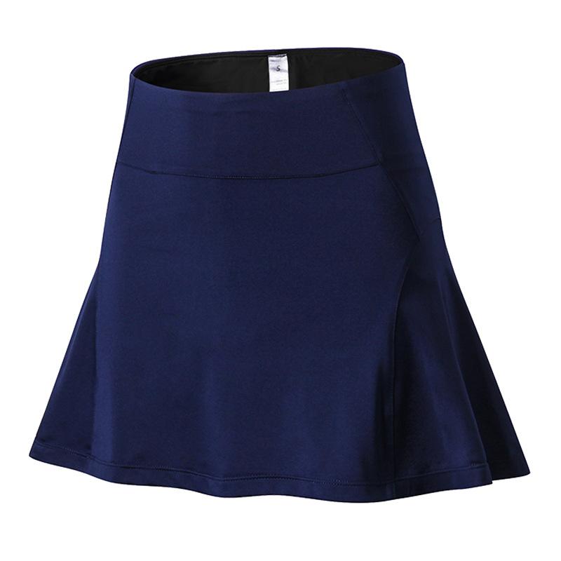 Women Running Skirt High Waist Double Layer Fitness Quick Dry Short Skirt
