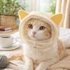 Anti Scratch Pet Breathable Hood Adjustable Drawstring Comfortable Anti Licking Cover Anti Stuffiness Cat Mesh