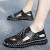 Large Size Sandals Soft-soled Beach Shoes Casual Outer Wear Hand-stitched Frame Shoes First-hand Goods