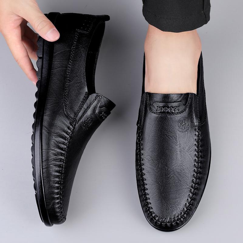 Men' Shoes Casual Formal Men's Loafers Moccasins Breathable Slip On Male Boat Shoes