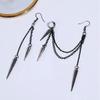 Rivet With Irregular Length Earrings Alloy Drop Earrings Accessory For Women And Men Daily Or Party Occasions