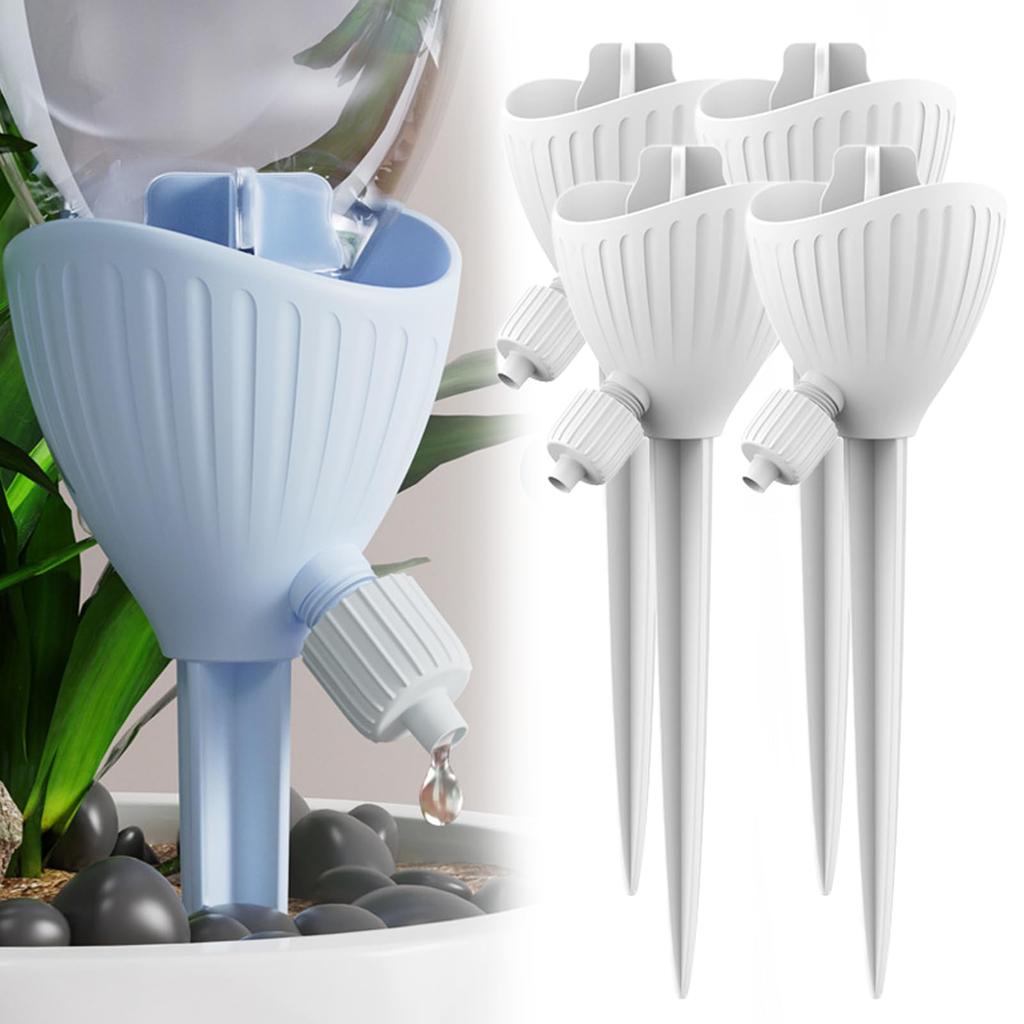 Adjustable Flow Lazy Flowerpot Automatic Potted Plant Watering Device Drip Water Switch Control Irrigation System Water Dropper