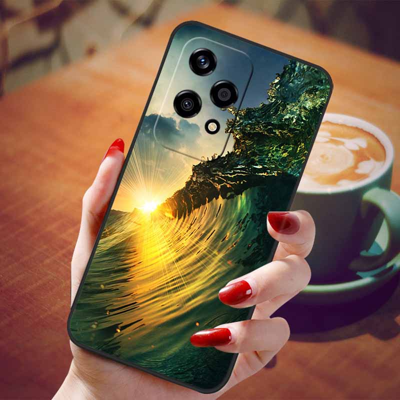 For Honor 200 Lite Case Soft Silicone Fashion Marble TPU Phone Cases for Honor200 Lite 200Lite Cover Capa 6.7'' Shockproof Shell