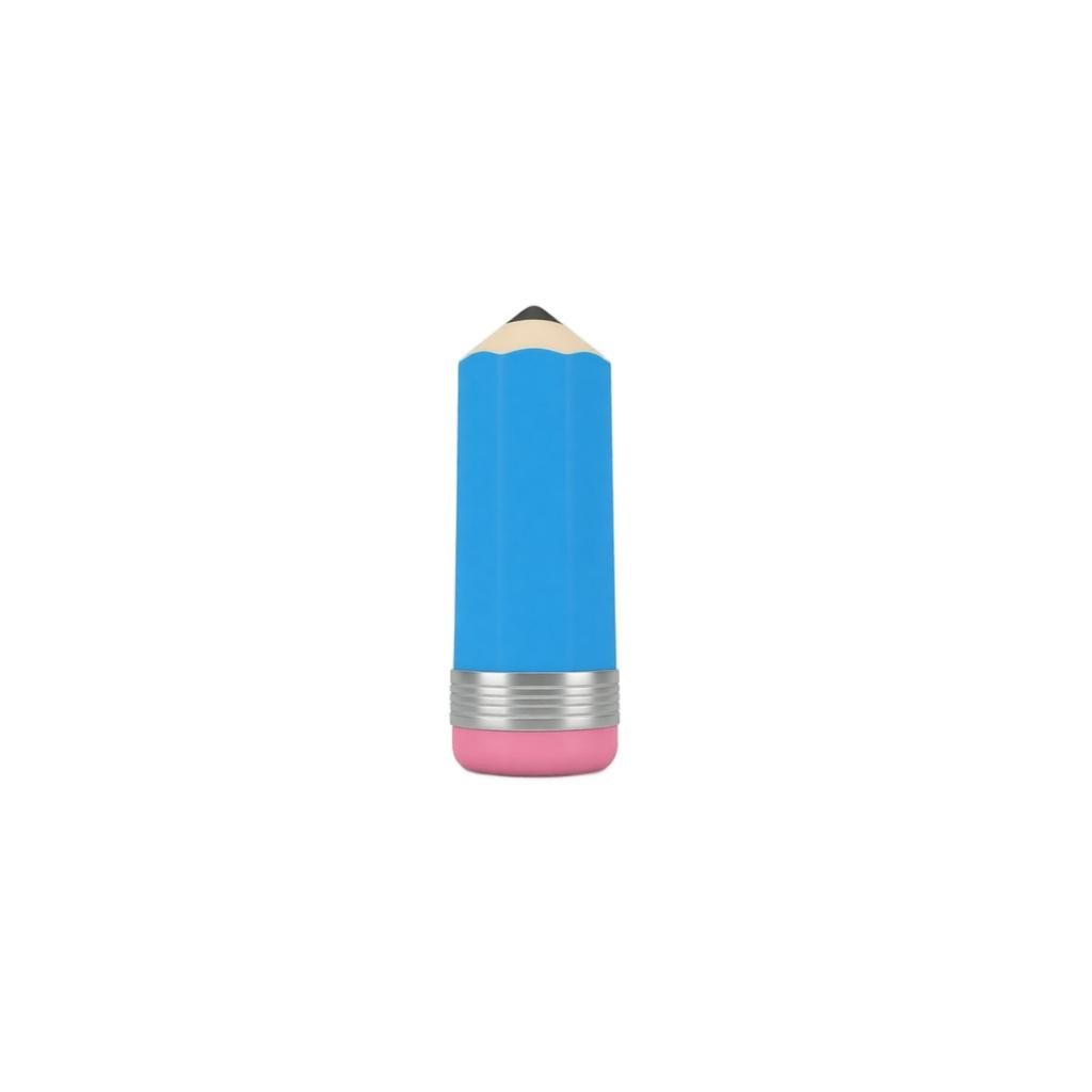 Pencil Shaped Pencil Case Stationery Box 3D Printed Model Toy Storage Container for School Desk Organization and Office Supplies Holder