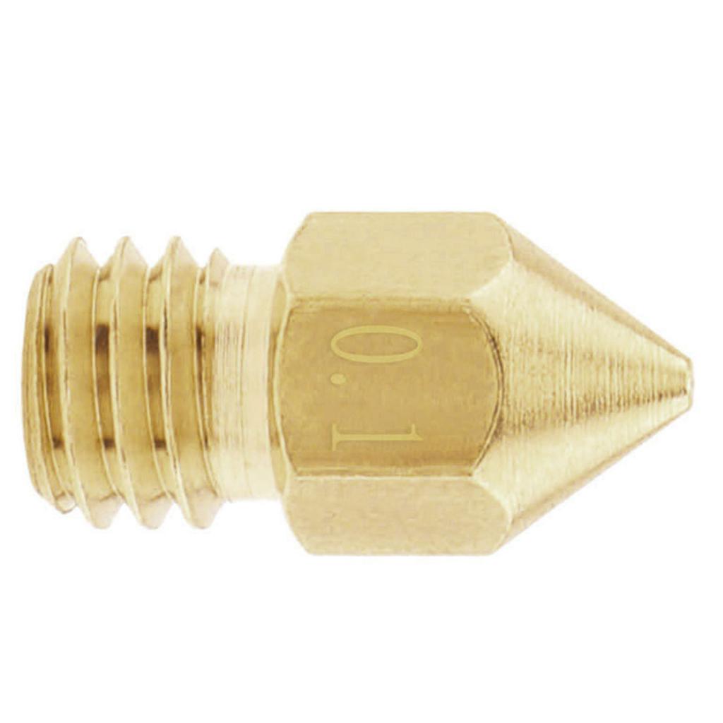 1 Stück 0,2/0,3/0,4/0,5/0,6/0,8/1 mm 3D-Drucker Messingdüse passend für Creality CR-10/Ender 3 5, MK8 Extruderdüsen