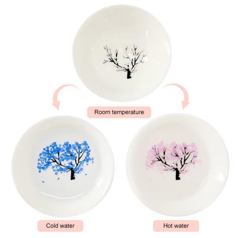 Creative Magic Sakura Cup Cold/Hot Water Discoloration Cold/Hot Water Bowl  Milk Tea