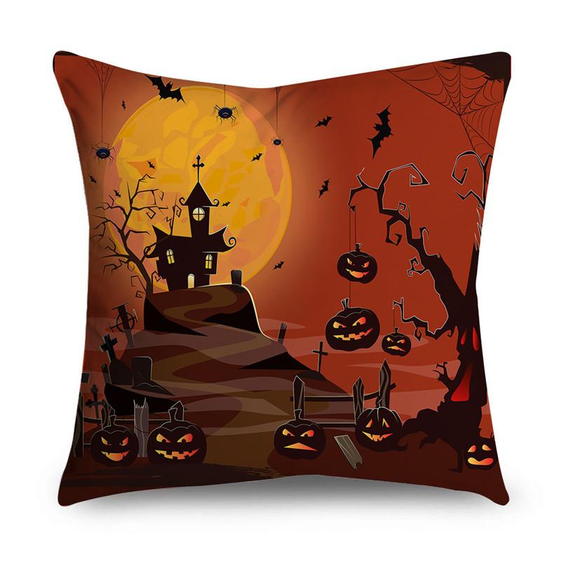 Halloween Easter Printed Pattern Cushion Cover for Home Living Room Sofa Decoration Throw Pillow Pillowcase