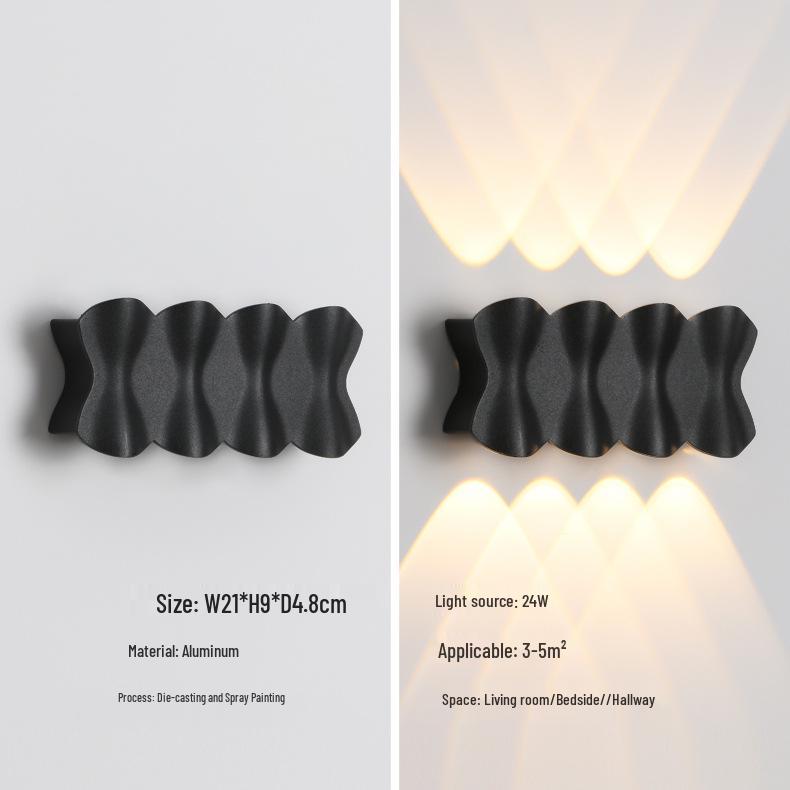 Creative Waterproof Outdoor Wall Light for Doorways, Courtyards, and Balconies