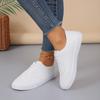 2024 Frühling Damen Übergröße Römischer Stil Weiß Schnürung Rutschfest Mode Sneaker