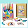 Tetris Wooden Puzzle For Kids Educational Brain Teaser Building Blocks Gift For Children