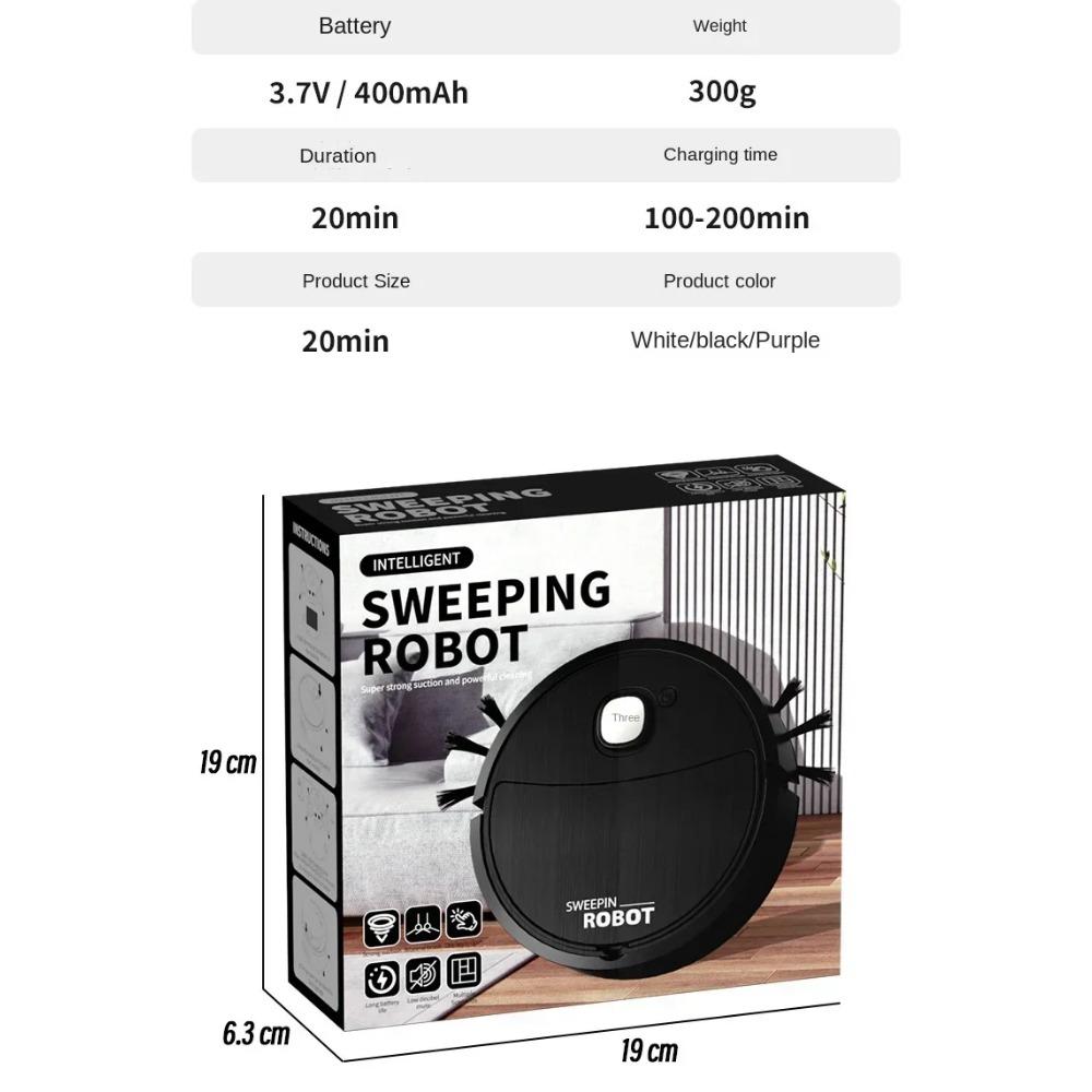 1 robot aspirador tres en uno, nuevo, para barrer, succionar y fregar, máquina de limpieza, electrodomésticos para el hogar, robots de cocina, fregonas eléctricas
