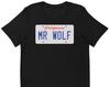 Mr. Wolf License Plate - Unisex T-Shirt