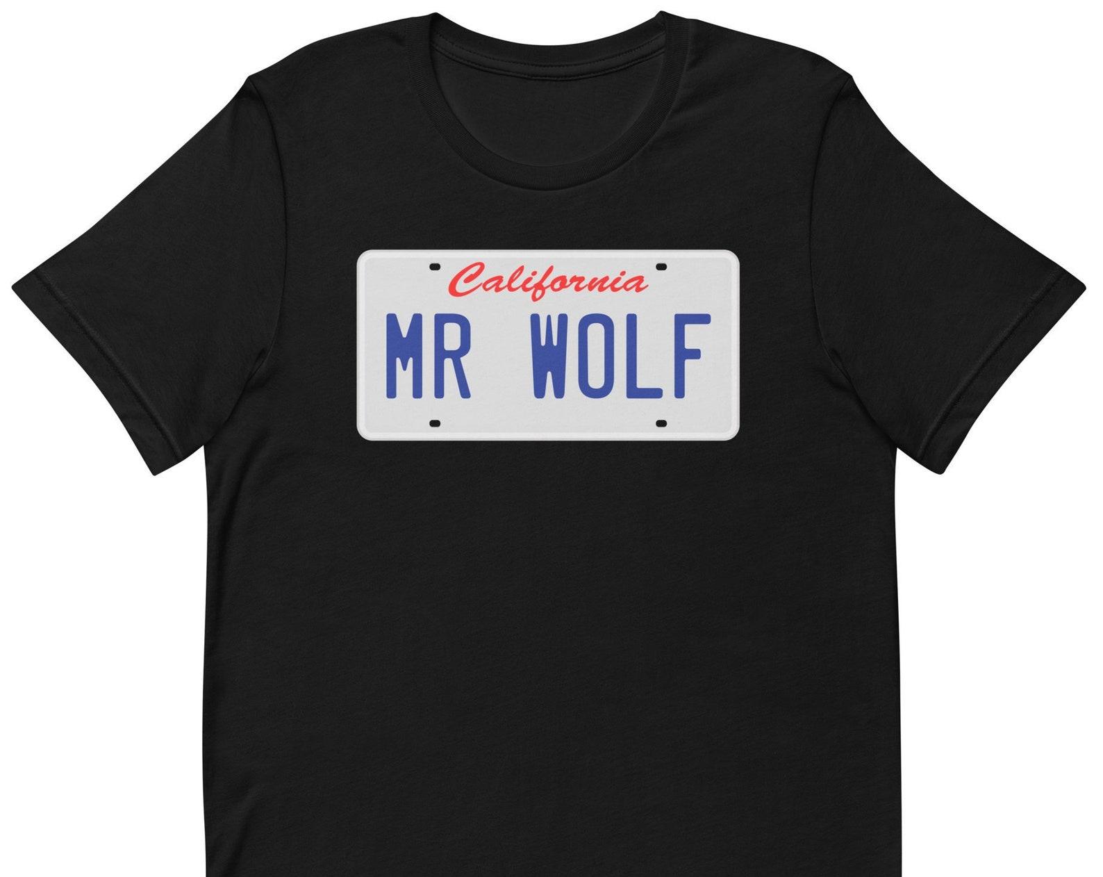 Mr. Wolf License Plate - Unisex T-Shirt 2XL