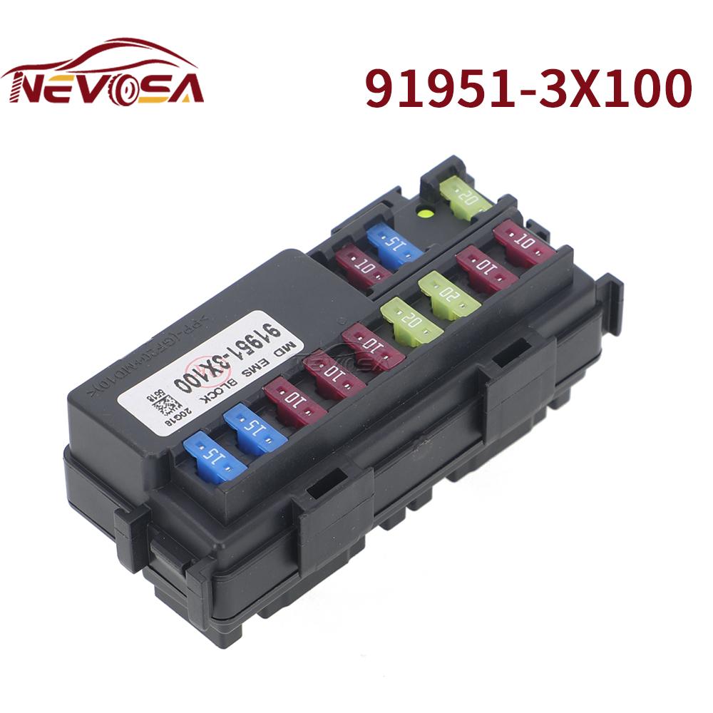 For 2011-2015 Hyundai Elantra MD UD K3 Cerato Kia Forte Fusebox Engine Module System Fuse Box 91951-3X100 91951-3X100 919513X100 91951-3X100