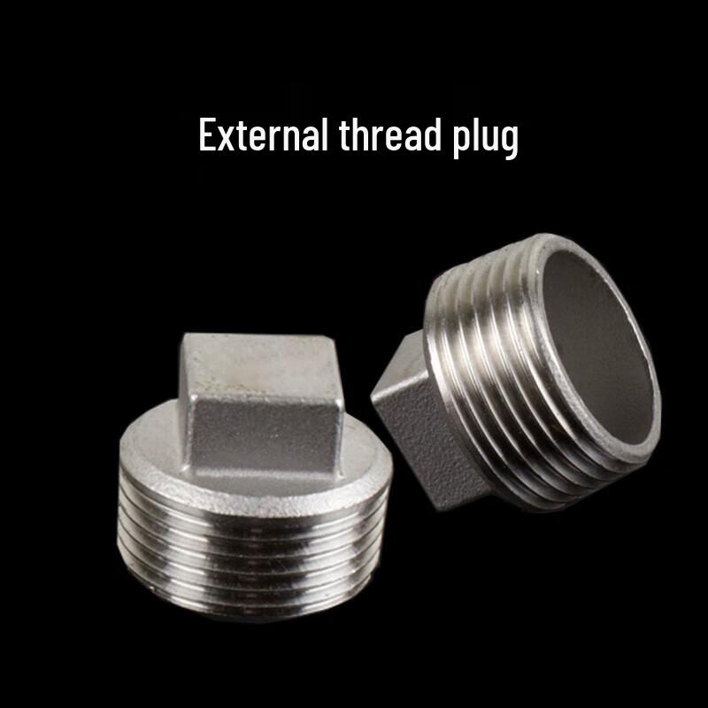 Stainless Steel External Thread Square Head Pipe Plug