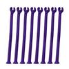 Molded Plastic Wine Glass Placement Aids with Split Ends for Kitchen Cabinets, Dining Storage and Beverage Stations