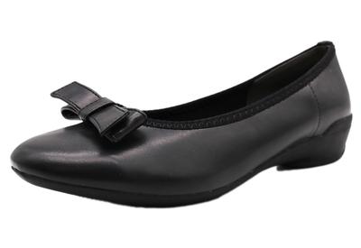 Blanccoir Waterproof Ribbon Low Size 74223426 Women's Water-Repellent, Pumps, Heel, 3E, 24.5cm, Black,