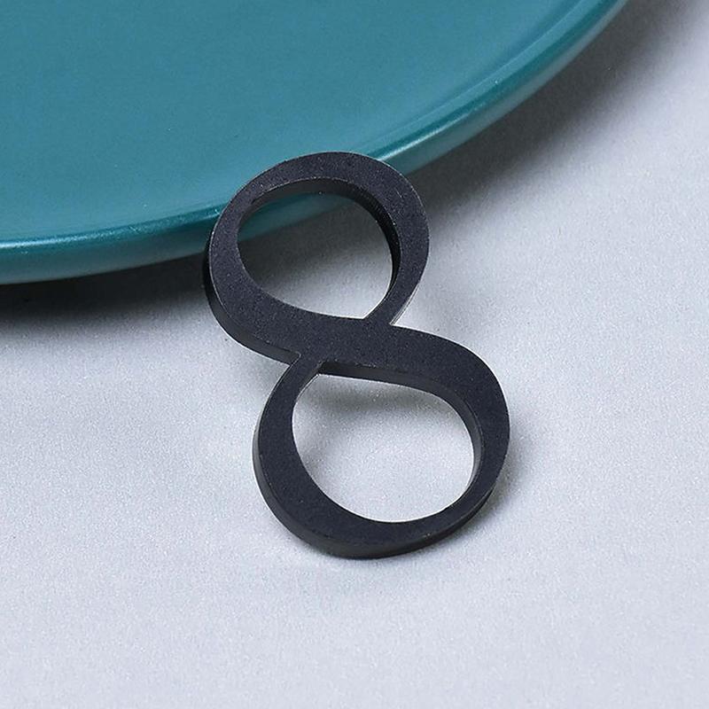 0-9 Acrylic Self Adhesive House Number Sticker Frosted Silver Gold Color Doorplate Home Door Plaque Numbers Sign New