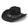 Ethnic style suede top hat, hot-selling eaves outdoor denim hat fashion party jazz knight hat
