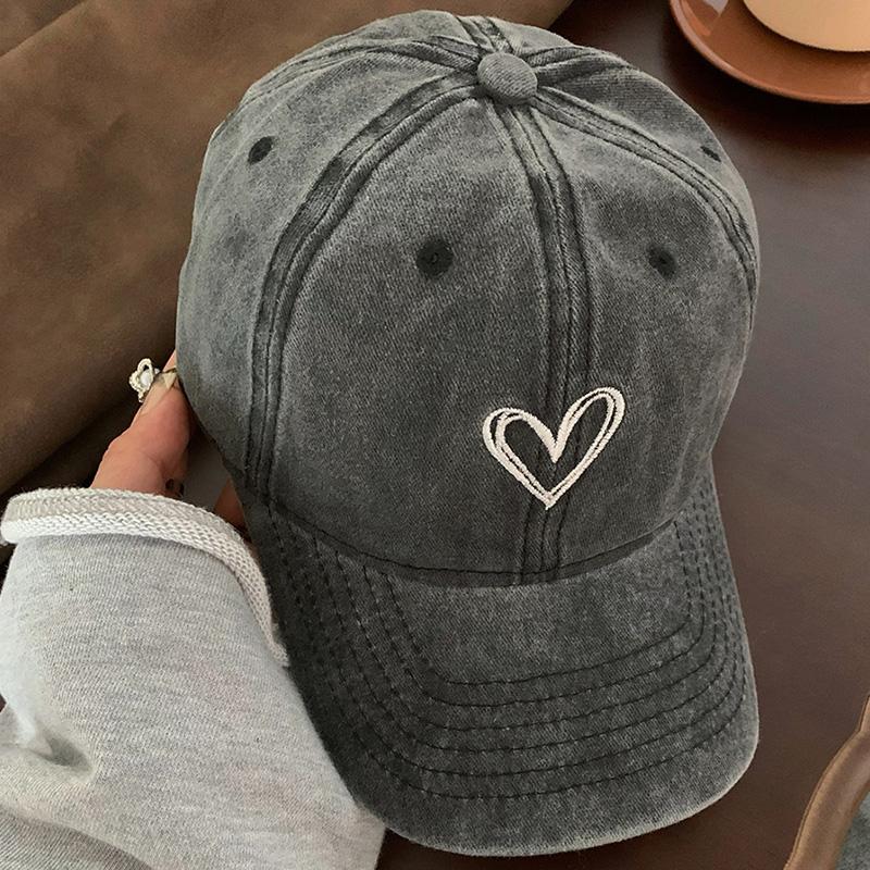 Купить Женская бейсбольная кепка с широкими полями в форме сердца ...