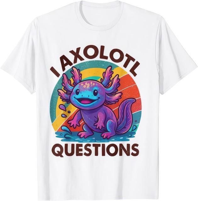 I Axolotl Questions Funny Cute Axolotl Kids Graphic TShirt