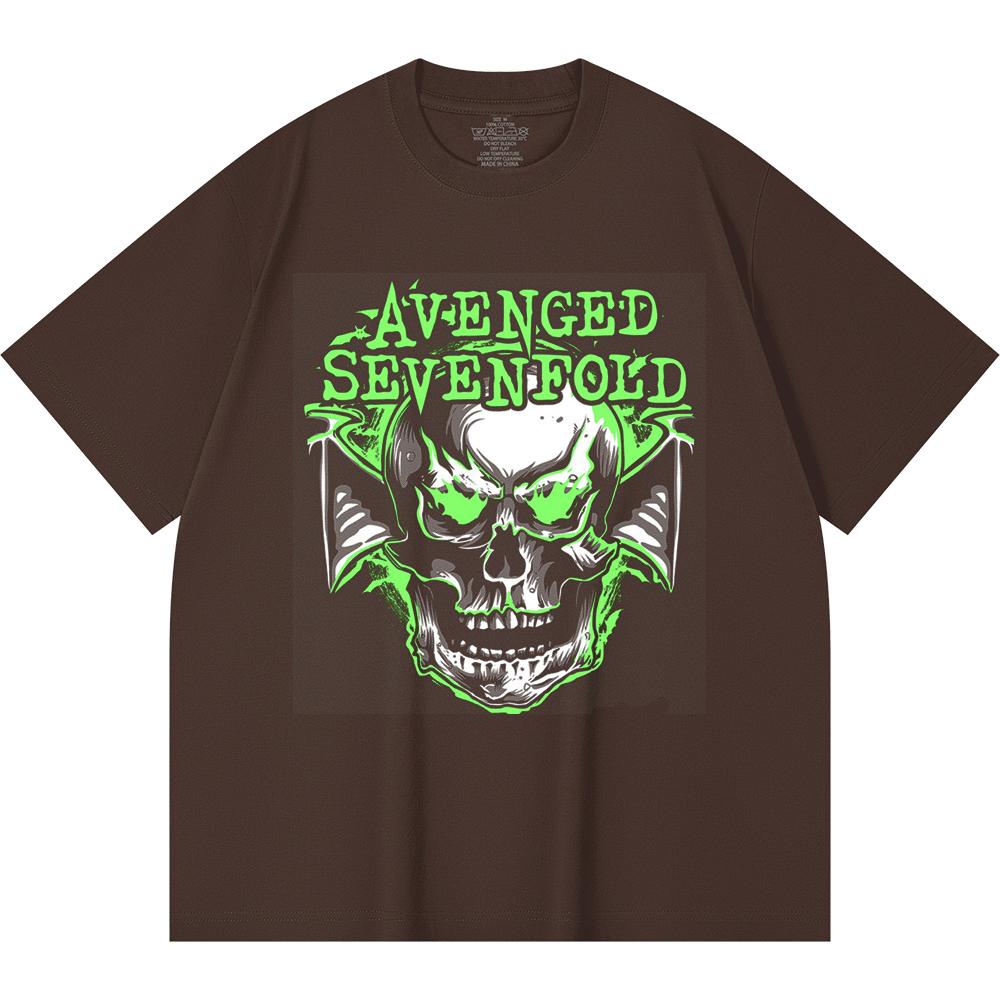 230 Gsm 100% Cotton Heavy Metal T-Shirt Rock Band Popular Music Print Unisex Heavy Cotton T Shirt