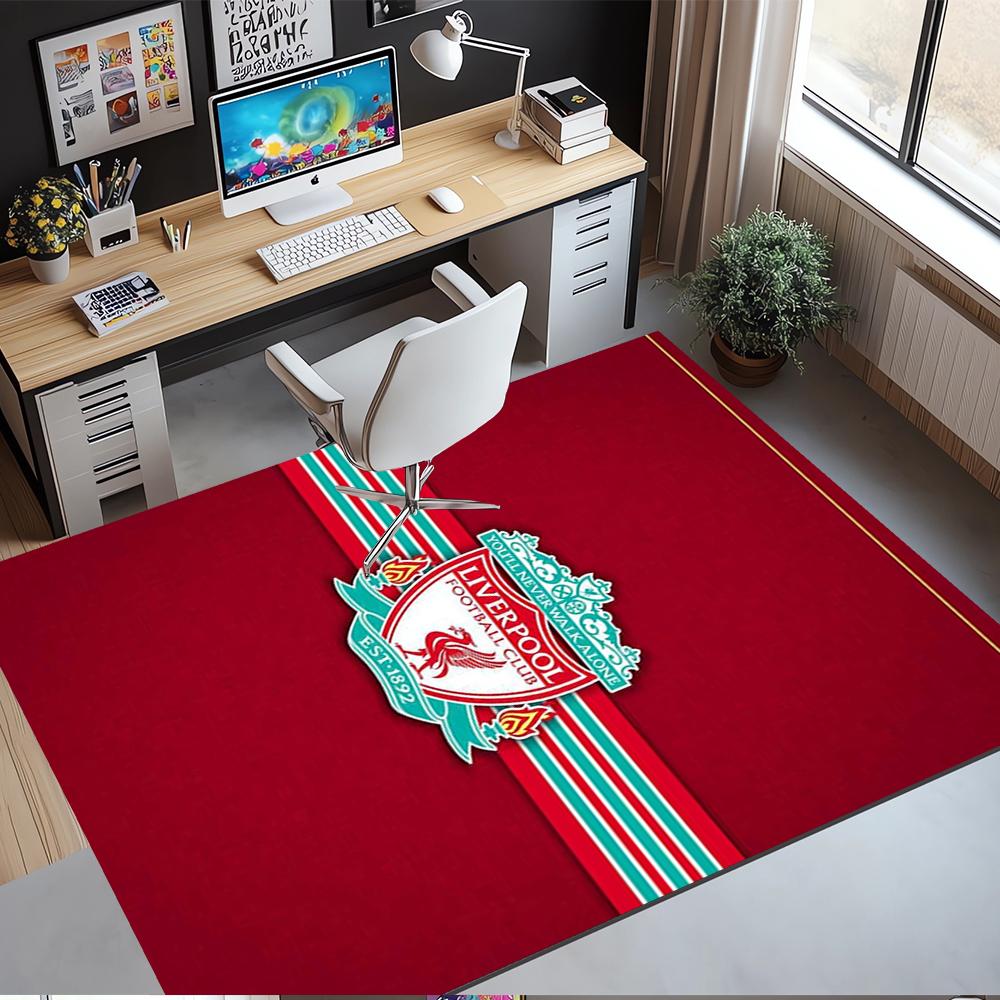 Liverpool Football Club Printed Carpet,Rug,for Office Chair Living Room Bedroom Kitchen Room Decor Gifts.