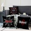 Rockband S-Slipknot Logotyp Kuddfodral Tum Gårdshusdekor Hem Prydnadskuddfodral För Soffdekorationer